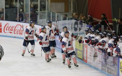 Americans win their 12th road game by defeating the Ice Dogs 4-3 in overtime