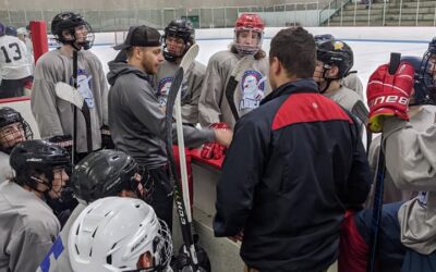 Bighorns score three goals to deny the Americans the weekend sweep
