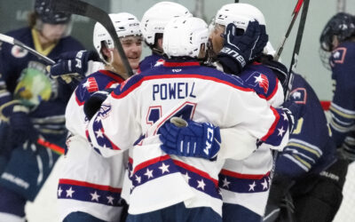 Americans led early but fell to the Bozeman Ice Dogs, 5-4 in overtime