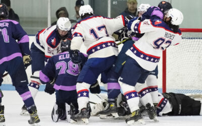 Late goals lift the Americans to their fourth straight victory; earn sweep over Yellowstone