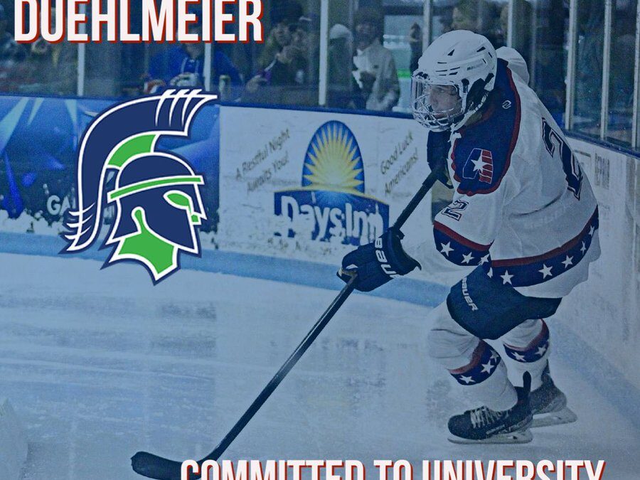 Sam Duehlmeier stays in Great Falls, signs with University of Providence Argos hockey