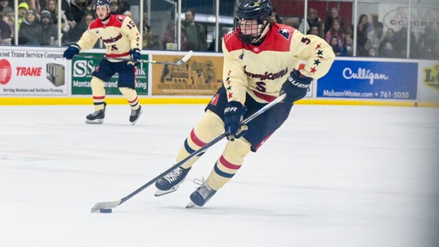 Great Falls College River Otter Night at the Great Falls American's hocky game against Bozeman. Nov. 15, 2025