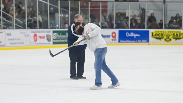 Great Falls College River Otter Night at the Great Falls American's hocky game against Bozeman. Nov. 15, 2025
