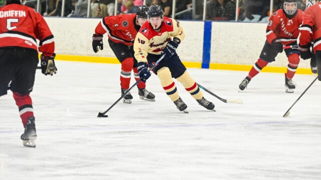 Great Falls College River Otter Night at the Great Falls American's hocky game against Bozeman. Nov. 15, 2025