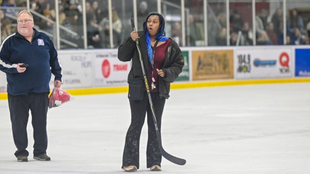 Great Falls College River Otter Night at the Great Falls American's hocky game against Bozeman. Nov. 15, 2025