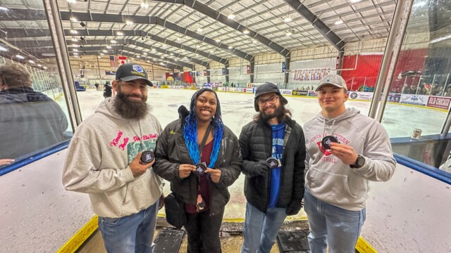 Great Falls College River Otter Night at the Great Falls American's hocky game against Bozeman. Nov. 15, 2025